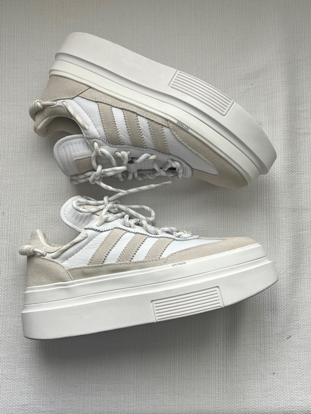 Adidas Ivy Park Super Sleek 72 Platform Sneakers Women Beyoncé White Gum Size 8